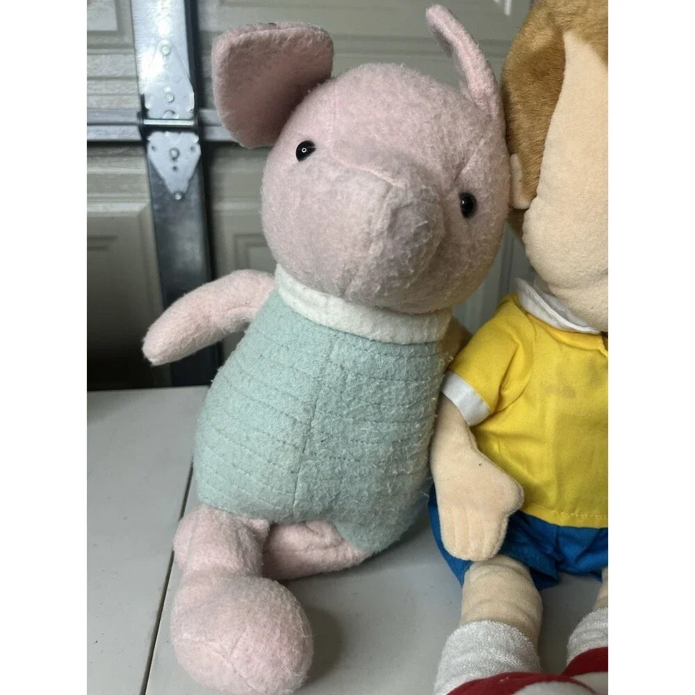Vintage Disney Winnie the Pooh Christopher Robin, Piglet, Eeyore
